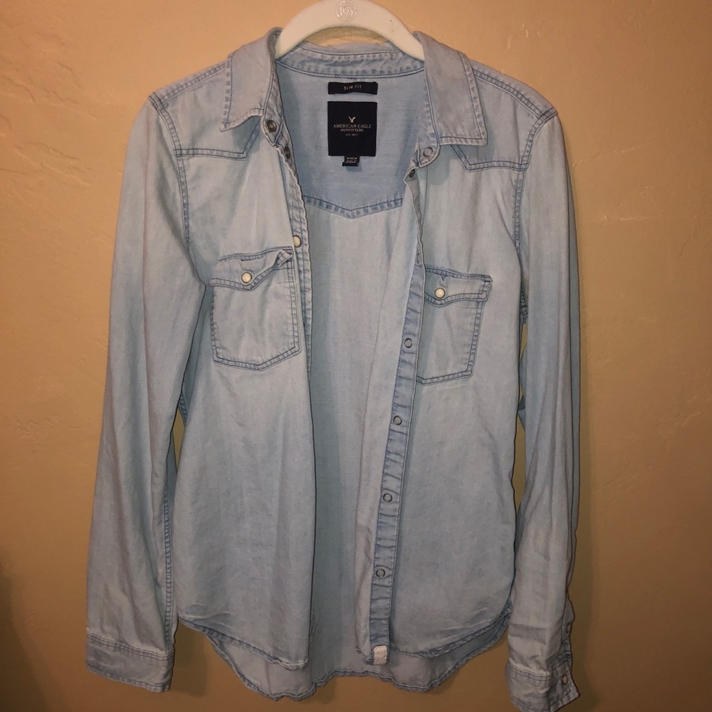 Chambray Top💙